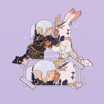 tender moments commission for bunnie (2025)